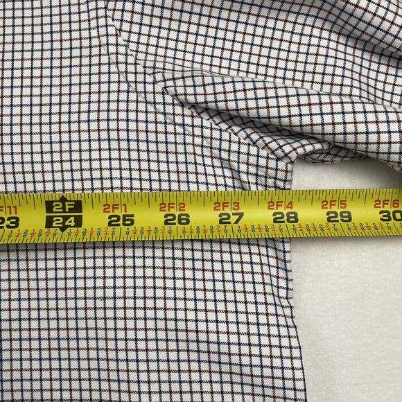 Curtis Brandon Long Sleeve Button Up Check White/Blue/Red-XL - Picture 7 of 12